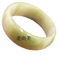 China Natural Jade Bracelet Bangle 61mm Diameter Woman Bangle