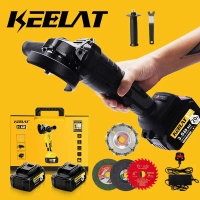 On Sale NewArrivalsKEELAT KAG001 20V Grinder Cordless Chainsaw Rechargeable Grender Batteri Polish G