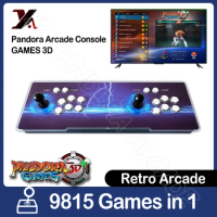Latest Pandora Games 3D Box Retro Cabinet Arcade Console 9815 in 1 Output TV Games Suitable For Family Entertainment
