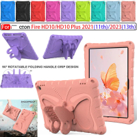 Ốp Trẻ Em, Chống Sốc, Vỏ Tay Cầm Hình Bướm Eva, Dành Cho Fire HD10 2023 Thứ 13 Và Fire HD10 2021 Thứ