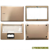 YUEBEISHENG New/org For Acer S3 Swift3 SF314-51G SF314-51 LCD back cover /Front bezel /upper cover /Bottom case,Golden