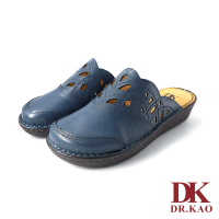 【DK 高博士】浪漫花邊幾何雕花空氣女涼鞋 87-2139-70 藍色