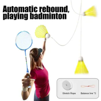 Badminton Trainers Stretch Professional Badminton Machine Robot Racket Training Sport Self-Study Practice Training Accessories