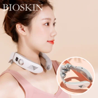 Bioskin Cold Warm Neck Massager 8 Bionic Physical Massage Heads for Deep Relaxation