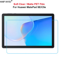For Huawei MatePad SE / C5e Front Slim Soft Clear / Matte No Fingerprint Screen Protector PET Explosion-proof Film Guard