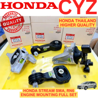 100% THAILAND HONDA STREAM SMA, RN6 ENGINE MOUNTING SET (HONDA THAILAND)