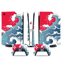 Cool design for PS5 digital skin for PS5 digital pvc skins for ps5 digital vinyl skin stickers with 2 controllers skins