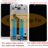 lcd Display for XIAOMI Redmi 5 Plus LCD display Replace For Redmi Note 5 lcd / Note 5 Pro lcd Display Touch Screen with Frame