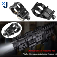 Tactical 25.4mm Quick Release Offset Picatinny Rail 45 Degree Sight Hunting Gun Airsoft Accessories Flashlight Scope Mount 20mm