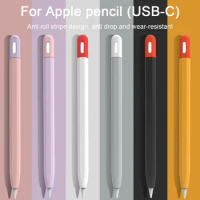 Silicone Protective Cover Pen Case for Apple Pencil 3 (usb-c) Pen Case Sleeve Compatible for Apple Pencil Case Anti-slip Pen Cap
