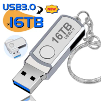 New USB 3.0 Pendrive 16TB High Speed Pen Drive Metal 4TB 8TB Flash Drive Portable Waterproof U Disk Stick Mini SSD Memoria USB