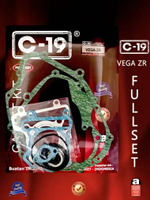 C-19 PERPAK FULLSET YAMAHA VEGA ZR - GASKET PAKING