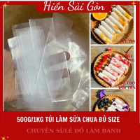 Túi Làm Sữa Chua 4x16 4x18 Chất Liệu Trong Suốt Đựng Sữa Chua An Toàn