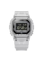 Casio Casio G-Shock Digital Transparent White Resin Strap Men Watch DW-B5600G-7DR