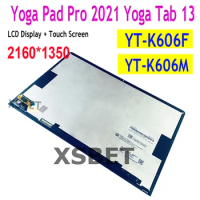 13" Tablet LCD For Lenovo Yoga Pad Pro 2021 Yoga Tab 13 YT-K606F YT-K606M YT-K606 LCD Display Touch Screen Digitizer Assembly