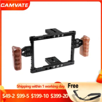 CAMVATE Camera Cage Rig For Canon 650D/600D/550D/500D/450D/7D MarkII/5D Mark11/Nikon D3200/D3300/700D/Sony a58/a7/a711/GH4/GH3