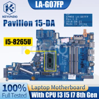 LA-G07FP For HP Pavilion 250 256 G7 15-DA Notebook Mainboard L68088-601 L35245-001 L49975-601 I3 I5 I7 8th Laptop Motherboard