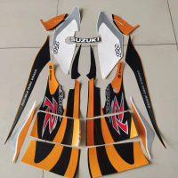 striping suzuki satria 120r lumba kotak 2tak 2001 2002 stiker list body oren terbaik murah
