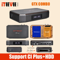 GTMEDIA GTX Combo Android 9.0 8K 4K H.256 UHD Media Smart Tv Box DVB S2 T2 C 2G+32G Satellite Receiver Support CI+ CI Plus Card