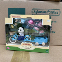 Genuine Sylvanian Families forest blind bag doll clothes Villa capsule toy furniture panda