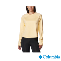 Columbia哥倫比亞 女款-Boundless Trek快乾長袖上衣-黃色  UAR42890SY/IS