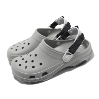 Crocs 涼拖鞋 Classic All Terrain Clog 男女鞋 淺灰 魔鬼氈 戶外 洞洞鞋 克駱格 206340007