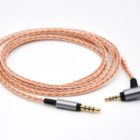 2.5mm BALANCED 8-core braid Audio Cable For SONY MDR-XB950N1 MDR-1000X 100AAP WH-H910N H810 XB900N XB910N XB700 headphones