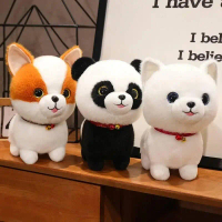 Mainan Mewah, Siri Anjing Kucing Haiwan Peliharaan Realistik, Boneka Mainan, Anak Patung Fabrik Pand