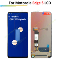 6.7'' For Motorola Edge S LCD XT2125-4 Display Touch Panel Glass Screen Digitizer Assembly Pantalla For Moto edge s LCD