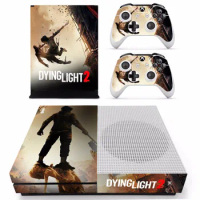 Game Dying Light 2 Skin Sticker Decal For Xbox One Slim Console and 2 Controllers For Xbox One S Skins Stickers Vinyl