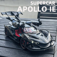 1:24 Apollo IE Intensa Emozione Alloy Model Car Toy Diecasts Metal Casting Sound and Light Car Toys For Children Vehicle
