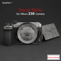 Z30 Camera Decal Skin for Nikon Z 30 Camera Decal Stickers Protector Cover Film Warp Cover Case