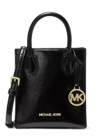 MICHAEL KORS Michael Kors Lacquer leather mini women's one shoulder handbag 35H3GM9C0M BLACK