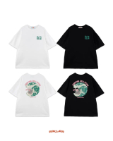 ROLLOR เสื้อยืดแขนสั้นทรงโอเวอร์ไซส์ รุ่น SURFING JELLYFISH ลุคสตรีทเท่ๆ ใส่ง่ายไม่ต้องคิดเยอะ แมตช์