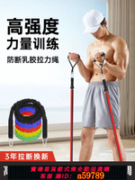 【台灣公司 可打統編】拉力繩力量訓練器材健身居家多功能高強度懸掛式阻力帶11件套進階