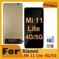100% NEW INCELL TFT Display For Xiaomi MI11 Mi 11 Lite M2101K9AG LCD Touch Screen Digitizer Assembly For Xiaomi Mi 11 Lite 5G