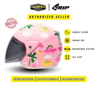 Helm Anak Motif Lucu Helem Bip Anak Kop SPIDER BLACK