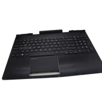 JIANGLUN Used For HP Omen 15-DC 15-DC0005TX TPN-Q211 Palmrest With White Backlit Keyboard