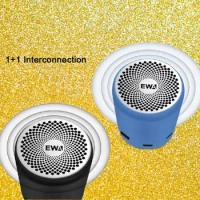 EWA A107S Mini Bluetooth Mobile Computer Speaker Wireless Outdoor Portable Car TWS Interconnected Waterproof Subwoofer Sound