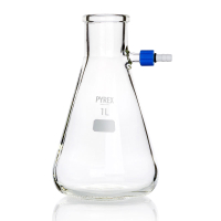 《PYREX》過濾吸引瓶 可拆式側支 Flask, Filtering, with screwthread connector