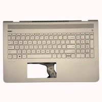 New for For HP Pavilion 15-CC 15T-CC 15CC15-CC123CL 15Z-CD Top Cover Palmrest Silver with US Keyboard 926859-001