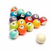 Complete 16-Ball Snooker and Billiard Set Resin Cue Ball and Pool Table Accessories