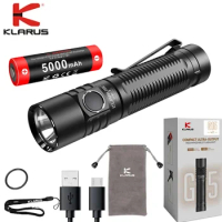 Klarus G15 V2 Powerful LED Flashlight 4200LM USB Rechargeable Torch with 5000mal Battery for Camping