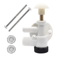 For Dometic Sealand RV Water Valve Assembly Trailer Toilet Repair Kit Tool Ecovac Vacuflush Pedal Flush Toilets 385314349