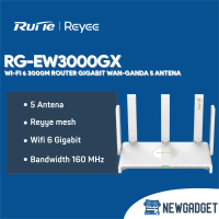 RUIJIE REYEE RG-EW3000GX WI-FI 6 3000M ROUTER GIGABIT WAN-GANDA 5 ANTENA
