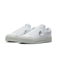【NIKE 耐吉】休閒鞋 女鞋 運動鞋 WMNS COURT LEGACY LIFT 白金屬銀 HQ2307-100