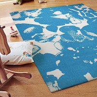 ESPRIT-Zora藍色短毛地毯-200x290cm