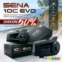 Sena 10C Evo HD Speakers Bluetooth Intercom Action Camera