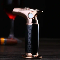 JOBON Powerful Torch Lighter Jet Turbo BBQ Butane Windproof Cigar Metal Spray Gun LightersGadgets for Men Smoking Accessories