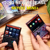 MIYOO Mini Plus Portable Retro Handheld Game Console V2 Mini+ 3.5 Inch IPS Screen Classic Video Game Console Linux System Gift